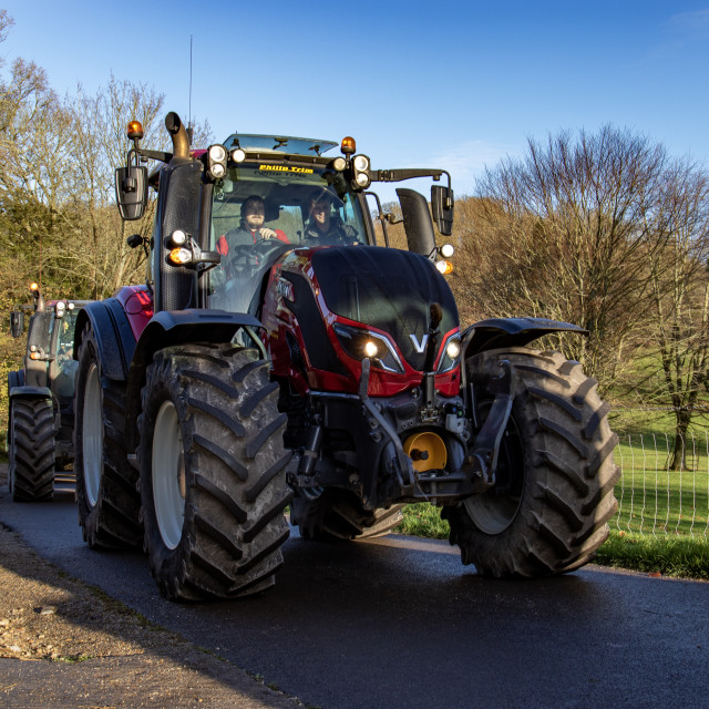 "#WillDoes KMC Tractor Run 2020" by Dorset Rural Photography - £5.00 "#WillDoes KMC Tractor Run 2020" stock image