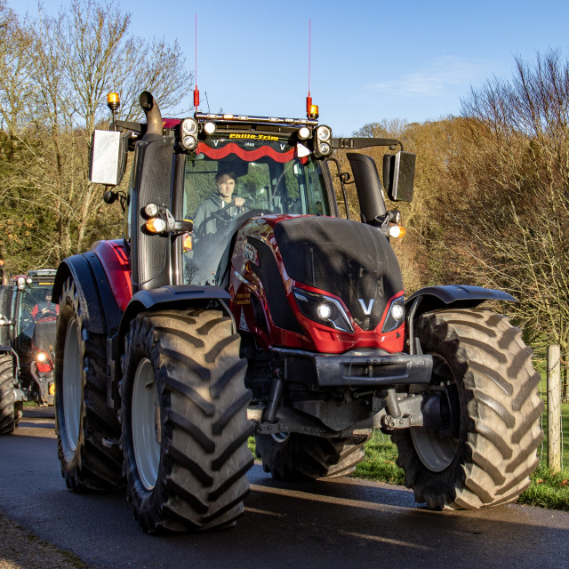 "#WillDoes KMC Tractor Run 2020" by Dorset Rural Photography - £5.00 "#WillDoes KMC Tractor Run 2020" stock image