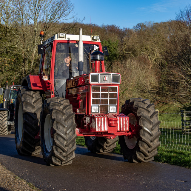 "#WillDoes KMC Tractor Run 2020" by Dorset Rural Photography - £5.00 "#WillDoes KMC Tractor Run 2020" stock image