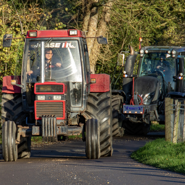 "#WillDoes KMC Tractor Run 2020" by Dorset Rural Photography - £5.00 "#WillDoes KMC Tractor Run 2020" stock image