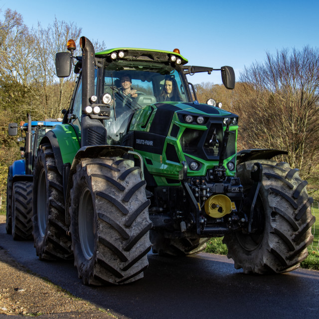 "#WillDoes KMC Tractor Run 2020" by Dorset Rural Photography - £5.00 "#WillDoes KMC Tractor Run 2020" stock image