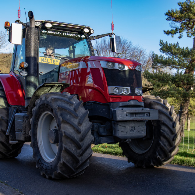 "#WillDoes KMC Tractor Run 2020" by Dorset Rural Photography - £5.00 "#WillDoes KMC Tractor Run 2020" stock image