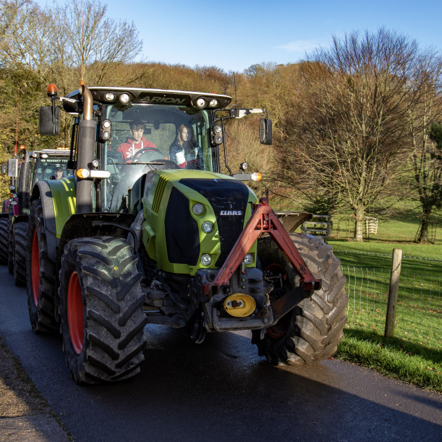 "#WillDoes KMC Tractor Run 2020" by Dorset Rural Photography - £5.00 "#WillDoes KMC Tractor Run 2020" stock image