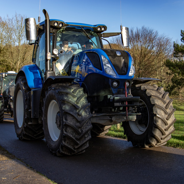 "#WillDoes KMC Tractor Run 2020" by Dorset Rural Photography - £5.00 "#WillDoes KMC Tractor Run 2020" stock image
