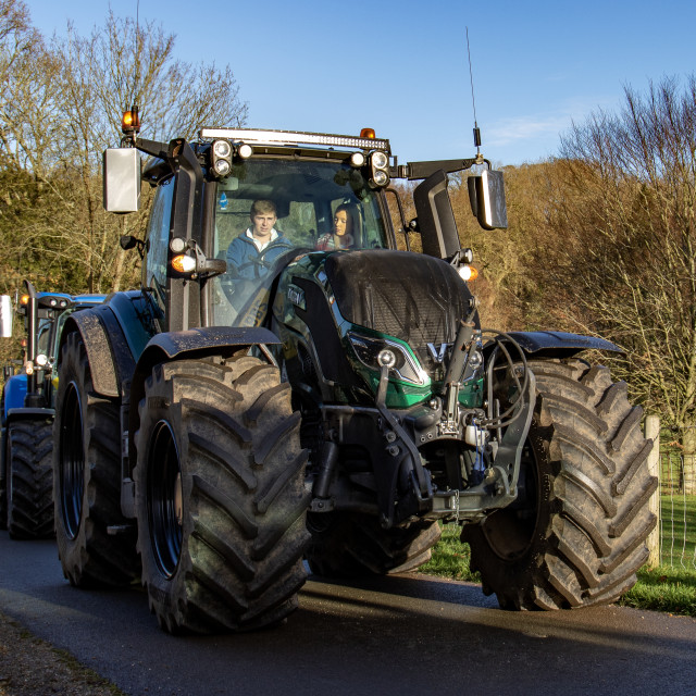 "#WillDoes KMC Tractor Run 2020" by Dorset Rural Photography - £5.00 "#WillDoes KMC Tractor Run 2020" stock image