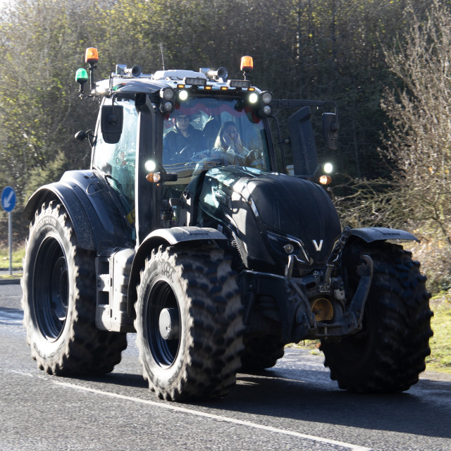 "#WillDoes KMC Tractor Run 2020" by Dorset Rural Photography - £5.00 "#WillDoes KMC Tractor Run 2020" stock image