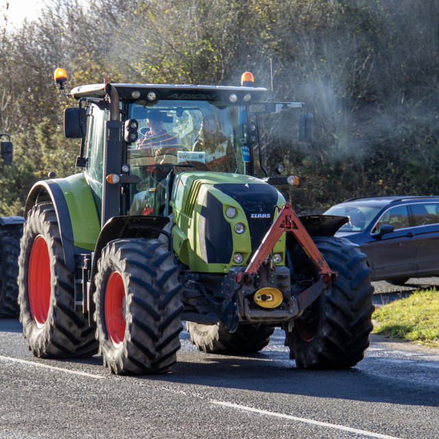 "#WillDoes KMC Tractor Run 2020" by Dorset Rural Photography - £5.00 "#WillDoes KMC Tractor Run 2020" stock image