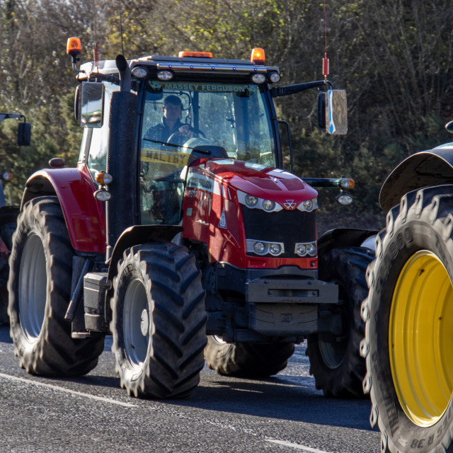 "#WillDoes KMC Tractor Run 2020" by Dorset Rural Photography - £5.00 "#WillDoes KMC Tractor Run 2020" stock image