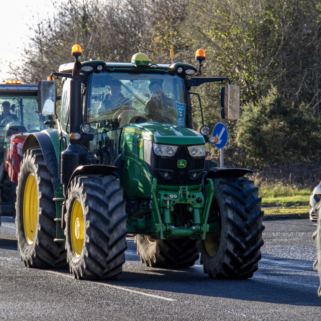 "#WillDoes KMC Tractor Run 2020" by Dorset Rural Photography - £5.00 "#WillDoes KMC Tractor Run 2020" stock image