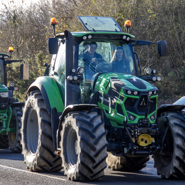 "#WillDoes KMC Tractor Run 2020" by Dorset Rural Photography - £5.00 "#WillDoes KMC Tractor Run 2020" stock image
