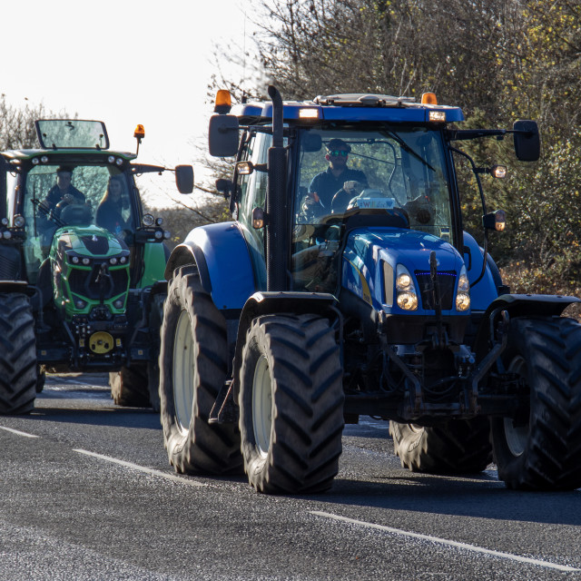 "#WillDoes KMC Tractor Run 2020" by Dorset Rural Photography - £5.00 "#WillDoes KMC Tractor Run 2020" stock image