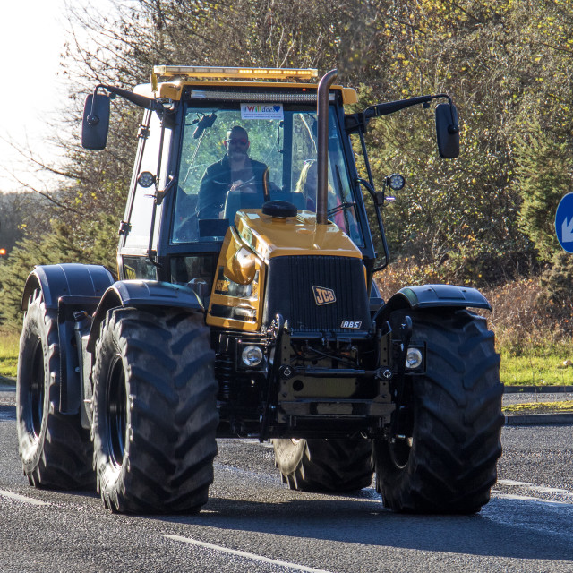 "#WillDoes KMC Tractor Run 2020" by Dorset Rural Photography - £5.00 "#WillDoes KMC Tractor Run 2020" stock image
