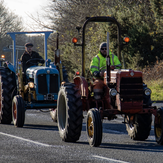 "#WillDoes KMC Tractor Run 2020" by Dorset Rural Photography - £5.00 "#WillDoes KMC Tractor Run 2020" stock image