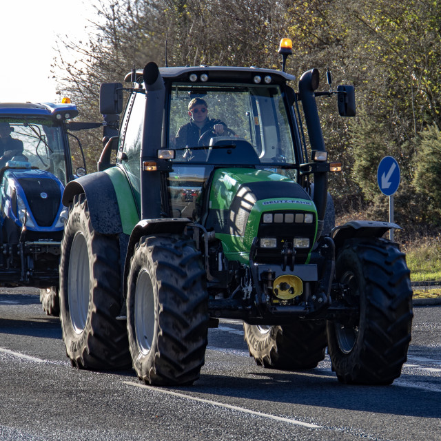 "#WillDoes KMC Tractor Run 2020" by Dorset Rural Photography - £5.00 "#WillDoes KMC Tractor Run 2020" stock image