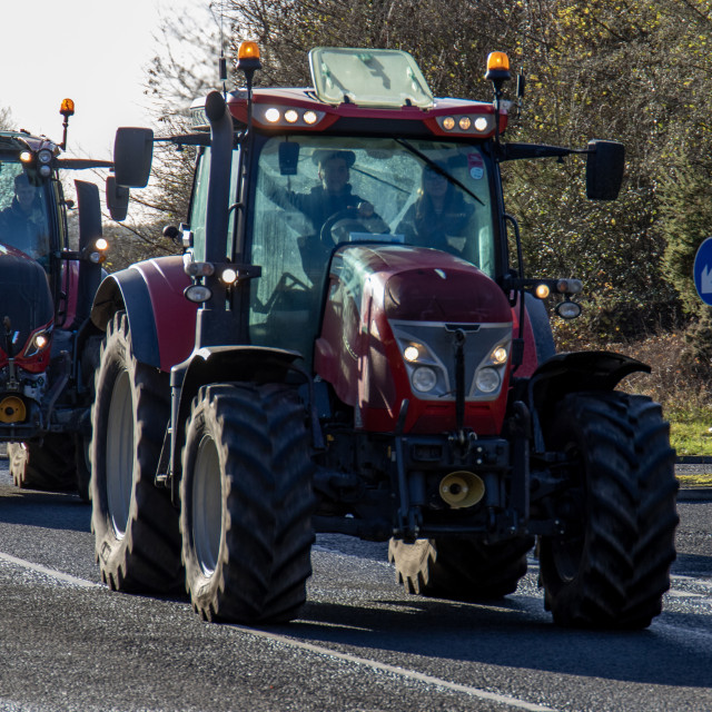 "#WillDoes KMC Tractor Run 2020" by Dorset Rural Photography - £5.00 "#WillDoes KMC Tractor Run 2020" stock image