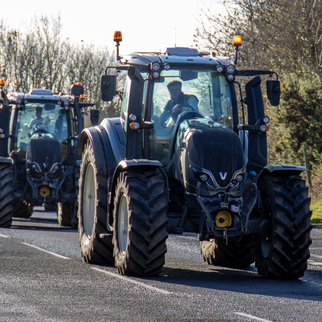 "#WillDoes KMC Tractor Run 2020" by Dorset Rural Photography - £5.00 "#WillDoes KMC Tractor Run 2020" stock image