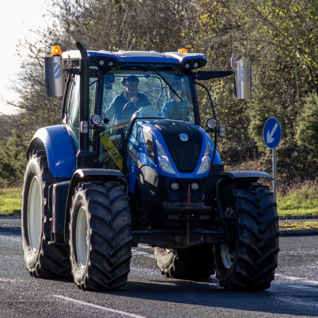 "#WillDoes KMC Tractor Run 2020" by Dorset Rural Photography - £5.00 "#WillDoes KMC Tractor Run 2020" stock image