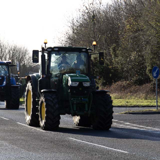 "#WillDoes KMC Tractor Run 2020" by Dorset Rural Photography - £5.00 "#WillDoes KMC Tractor Run 2020" stock image