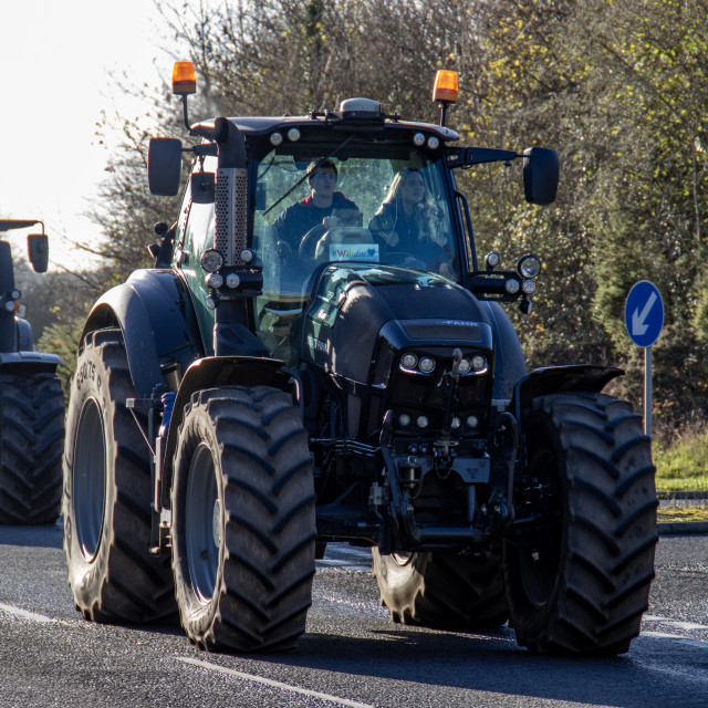 "#WillDoes KMC Tractor Run 2020" by Dorset Rural Photography - £5.00 "#WillDoes KMC Tractor Run 2020" stock image