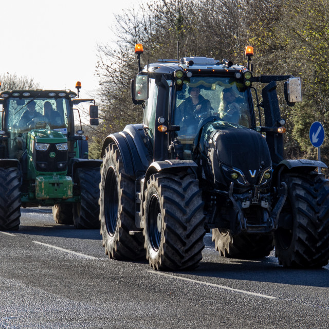 "#WillDoes KMC Tractor Run 2020" by Dorset Rural Photography - £5.00 "#WillDoes KMC Tractor Run 2020" stock image