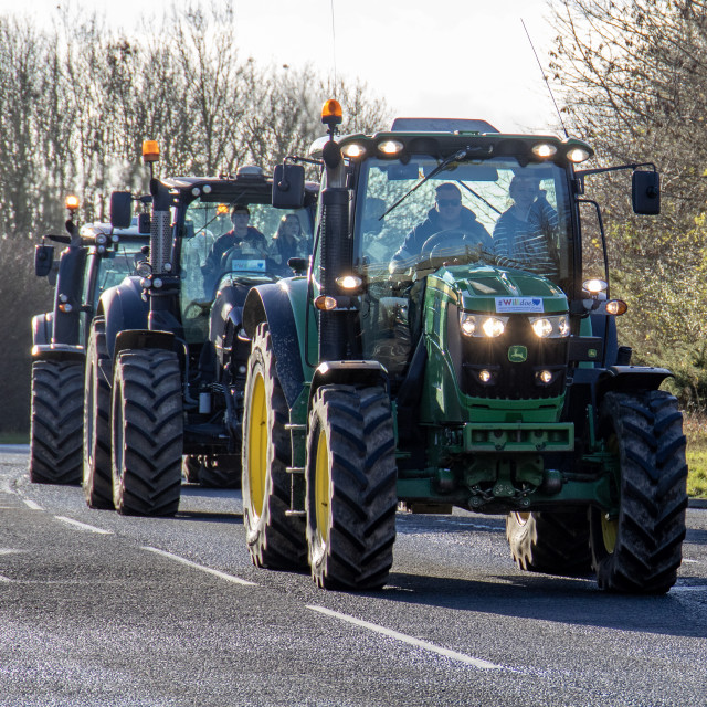 "#WillDoes KMC Tractor Run 2020" by Dorset Rural Photography - £5.00 "#WillDoes KMC Tractor Run 2020" stock image