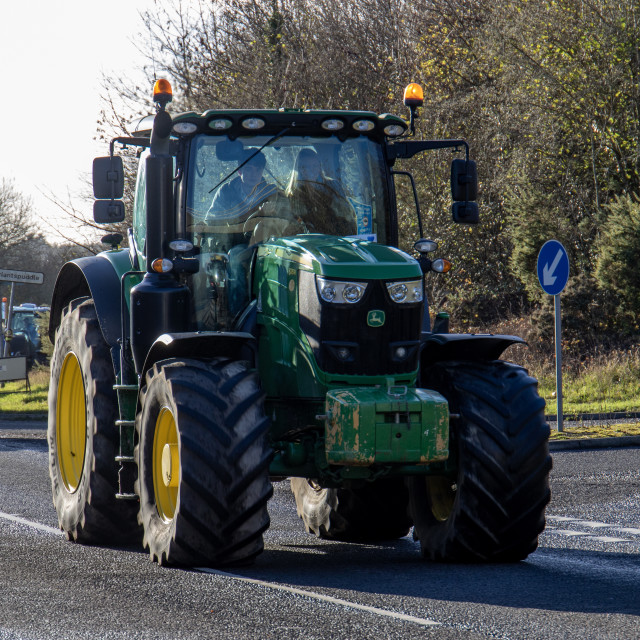 "#WillDoes KMC Tractor Run 2020" by Dorset Rural Photography - £5.00 "#WillDoes KMC Tractor Run 2020" stock image