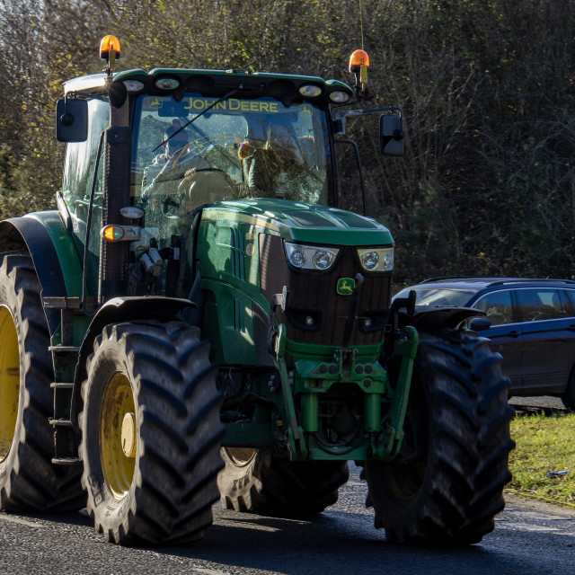 "#WillDoes KMC Tractor Run 2020" by Dorset Rural Photography - £5.00 "#WillDoes KMC Tractor Run 2020" stock image