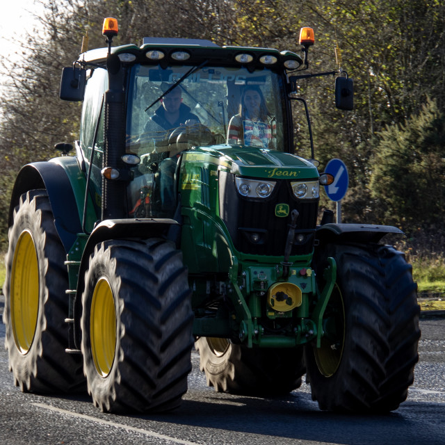 "#WillDoes KMC Tractor Run 2020" by Dorset Rural Photography - £5.00 "#WillDoes KMC Tractor Run 2020" stock image