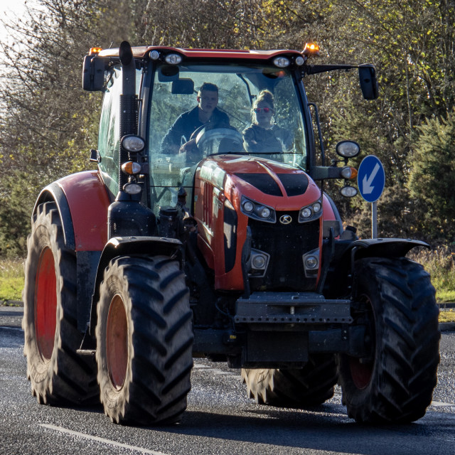 "#WillDoes KMC Tractor Run 2020" by Dorset Rural Photography - £5.00 "#WillDoes KMC Tractor Run 2020" stock image