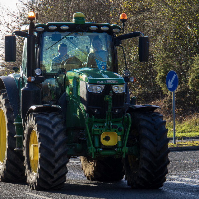 "#WillDoes KMC Tractor Run 2020" by Dorset Rural Photography - £5.00 "#WillDoes KMC Tractor Run 2020" stock image