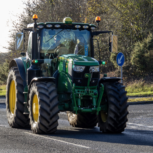 "#WillDoes KMC Tractor Run 2020" by Dorset Rural Photography - £5.00 "#WillDoes KMC Tractor Run 2020" stock image