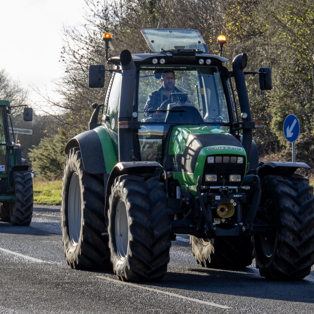 "#WillDoes KMC Tractor Run 2020" by Dorset Rural Photography - £5.00 "#WillDoes KMC Tractor Run 2020" stock image