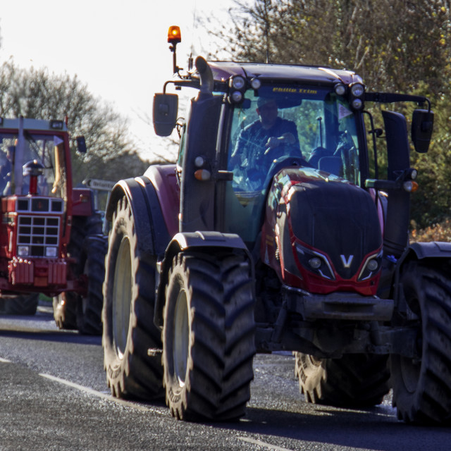 "#WillDoes KMC Tractor Run 2020" by Dorset Rural Photography - £5.00 "#WillDoes KMC Tractor Run 2020" stock image