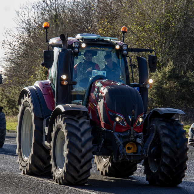 "#WillDoes KMC Tractor Run 2020" by Dorset Rural Photography - £5.00 "#WillDoes KMC Tractor Run 2020" stock image