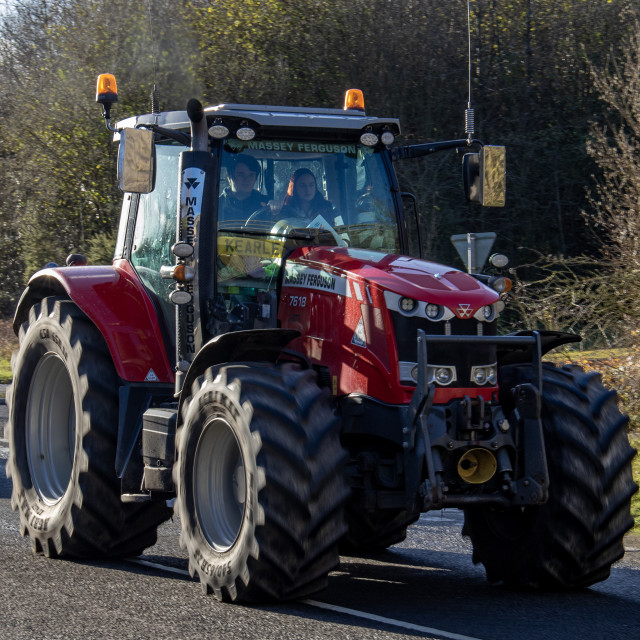 "#WillDoes KMC Tractor Run 2020" by Dorset Rural Photography - £5.00 "#WillDoes KMC Tractor Run 2020" stock image