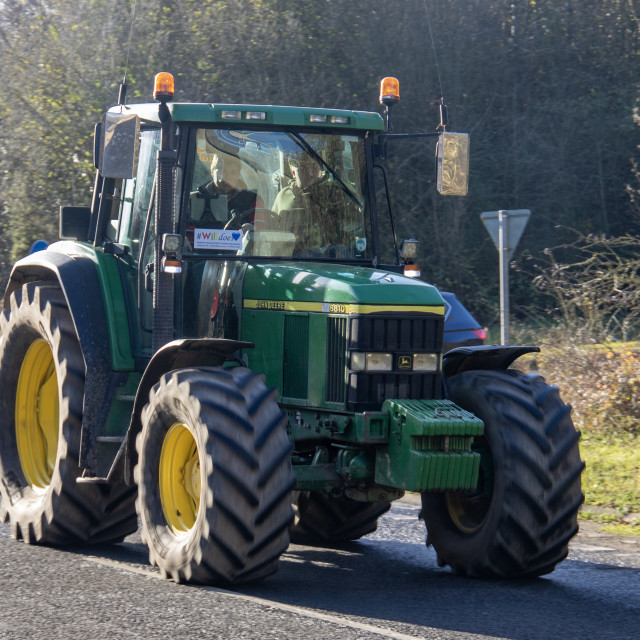 "#WillDoes KMC Tractor Run 2020" by Dorset Rural Photography - £5.00 "#WillDoes KMC Tractor Run 2020" stock image