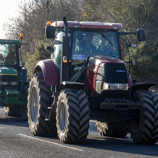"#WillDoes KMC Tractor Run 2020" by Dorset Rural Photography - £5.00 "#WillDoes KMC Tractor Run 2020" stock image
