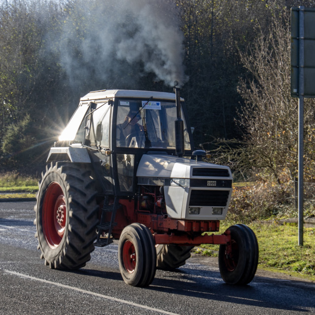"#WillDoes KMC Tractor Run 2020" by Dorset Rural Photography - £5.00 "#WillDoes KMC Tractor Run 2020" stock image