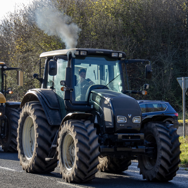 "#WillDoes KMC Tractor Run 2020" by Dorset Rural Photography - £5.00 "#WillDoes KMC Tractor Run 2020" stock image