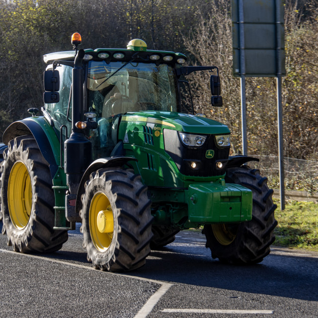 "#WillDoes KMC Tractor Run 2020" by Dorset Rural Photography - £5.00 "#WillDoes KMC Tractor Run 2020" stock image