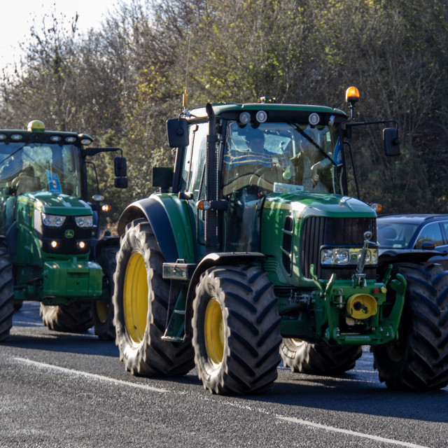 "#WillDoes KMC Tractor Run 2020" by Dorset Rural Photography - £5.00 "#WillDoes KMC Tractor Run 2020" stock image