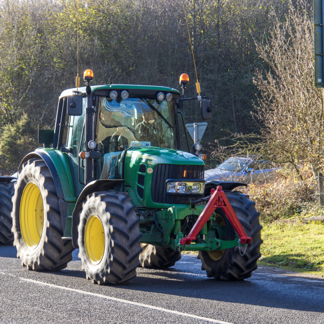 "#WillDoes KMC Tractor Run 2020" by Dorset Rural Photography - £5.00 "#WillDoes KMC Tractor Run 2020" stock image