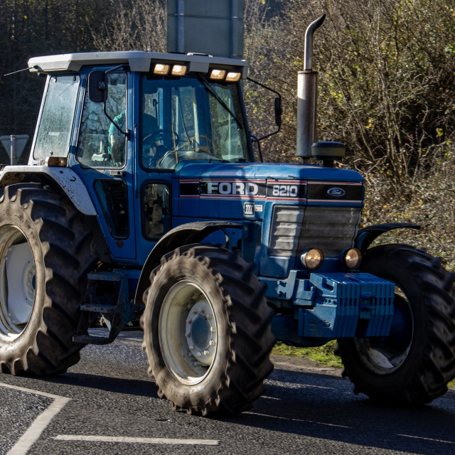"#WillDoes KMC Tractor Run 2020" by Dorset Rural Photography - £5.00 "#WillDoes KMC Tractor Run 2020" stock image