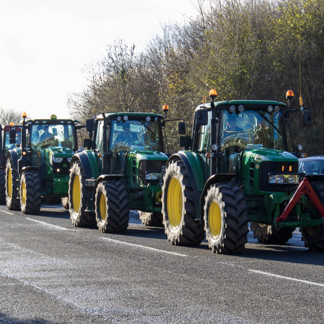 "#WillDoes KMC Tractor Run 2020" by Dorset Rural Photography - £5.00 "#WillDoes KMC Tractor Run 2020" stock image