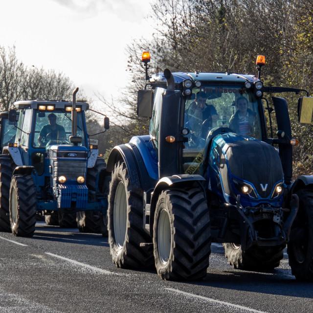 "#WillDoes KMC Tractor Run 2020" by Dorset Rural Photography - £5.00 "#WillDoes KMC Tractor Run 2020" stock image