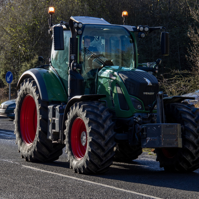 "#WillDoes KMC Tractor Run 2020" by Dorset Rural Photography - £5.00 "#WillDoes KMC Tractor Run 2020" stock image