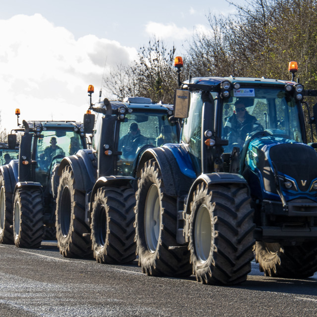 "#WillDoes KMC Tractor Run 2020" by Dorset Rural Photography - £5.00 "#WillDoes KMC Tractor Run 2020" stock image
