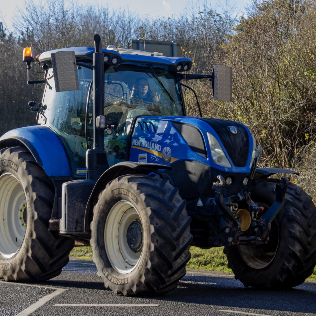 "#WillDoes KMC Tractor Run 2020" by Dorset Rural Photography - £5.00 "#WillDoes KMC Tractor Run 2020" stock image