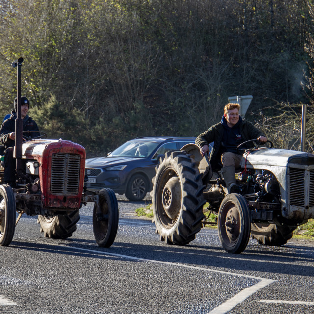 "#WillDoes KMC Tractor Run 2020" by Dorset Rural Photography - £5.00 "#WillDoes KMC Tractor Run 2020" stock image