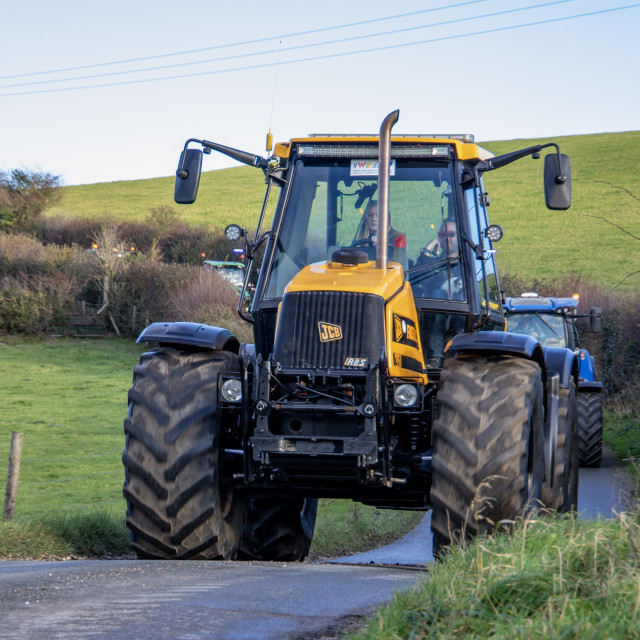 "#WillDoes KMC Tractor Run 2020" by Dorset Rural Photography - £5.00 "#WillDoes KMC Tractor Run 2020" stock image